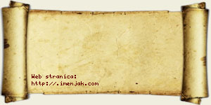 Natalija Rajak vizit kartica